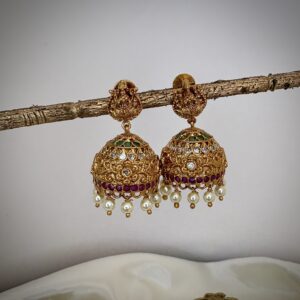 Lakshmi Jumkas Pearl