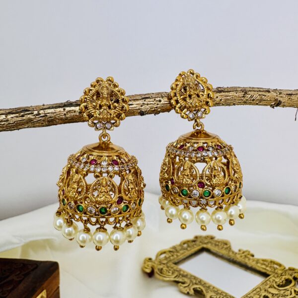 Antique Temple Jhumkas
