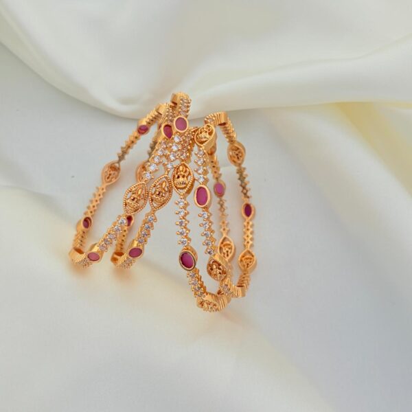 Vintage Lakshmi AD Bangles - Image 3
