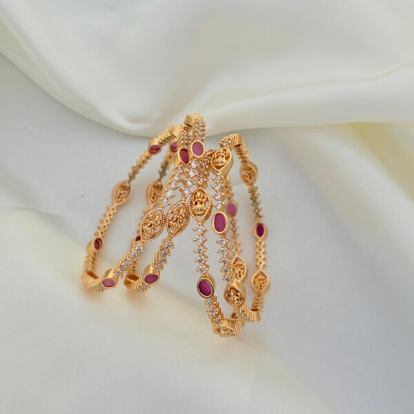Vintage Lakshmi AD Bangles - Image 4