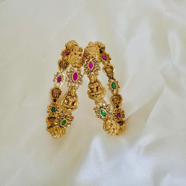 Lotus Grace Nakshi Bangles