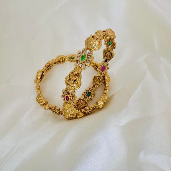 Lotus Grace Nakshi Bangles - Image 2