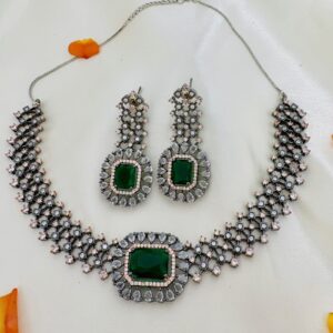 AD Silver tone Set