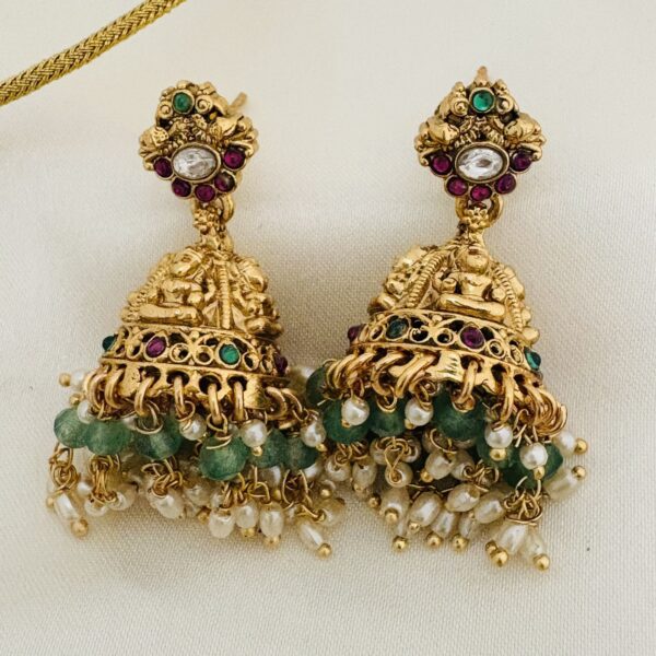 Lakshmi jalebi Temple Necklace - Image 4