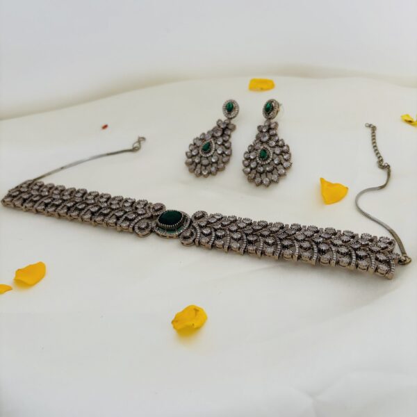 Stone- Centered AD Choker Set - Image 4