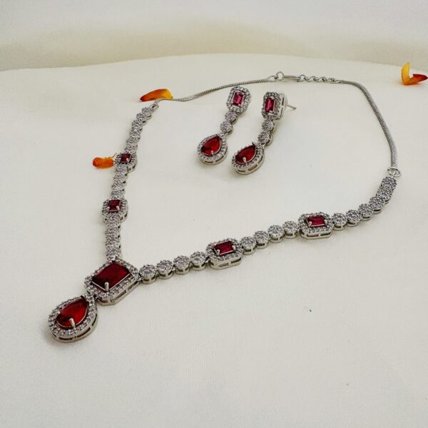 Ruby / Green Teardrop Sparkle - Image 4
