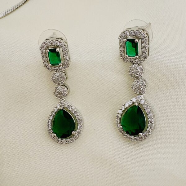 Ruby / Green Teardrop Sparkle - Image 2