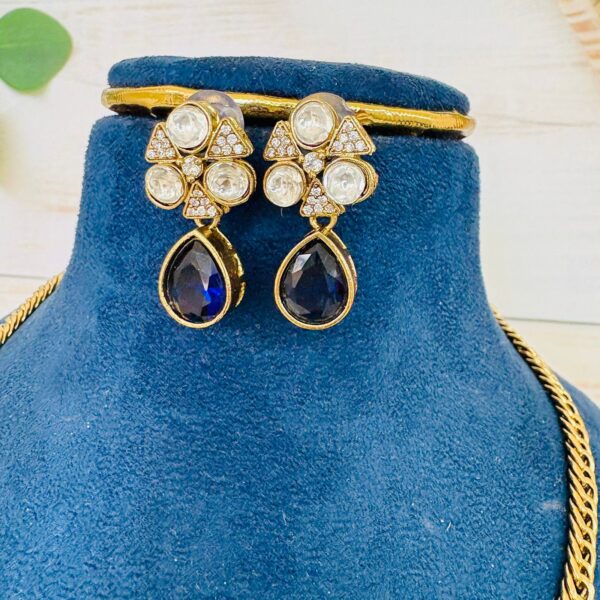 Neel kundan AD Necklace - Image 2
