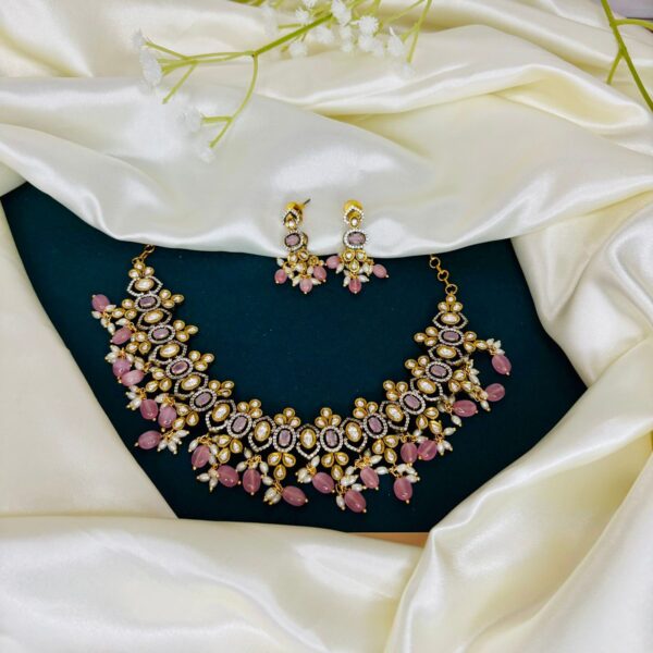 Pastel Kundan Necklace - Image 2