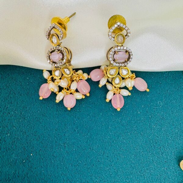 Pastel Kundan Necklace - Image 3