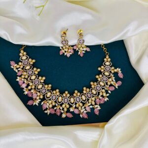 Pastel Kundan Necklace