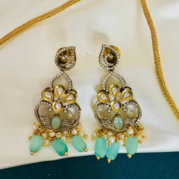 Pastel Kundan Necklace - Image 4