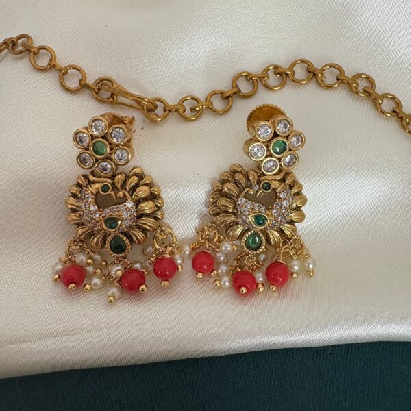 Peacock Bloom Necklace - Image 2