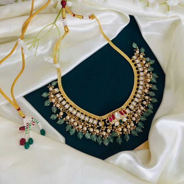 Russian Beads Moissanite Necklace - Image 2