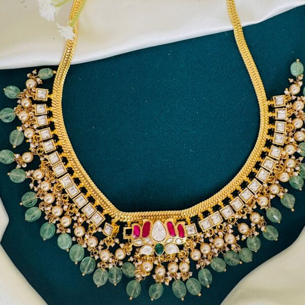 Russian Beads Moissanite Necklace - Image 3