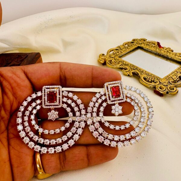 Triple Hoop CZ Luxury