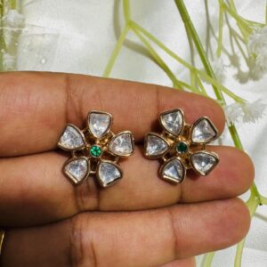 Polki Petal studs