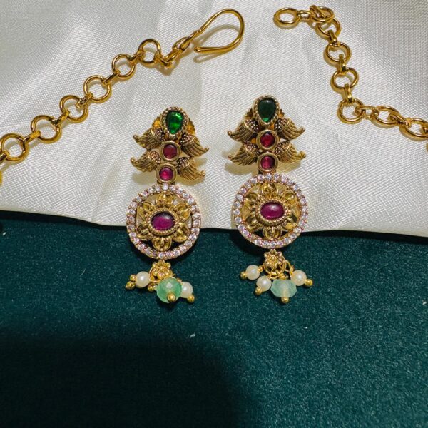 Kids Gold-Tone Temple Necklace Set - Image 3