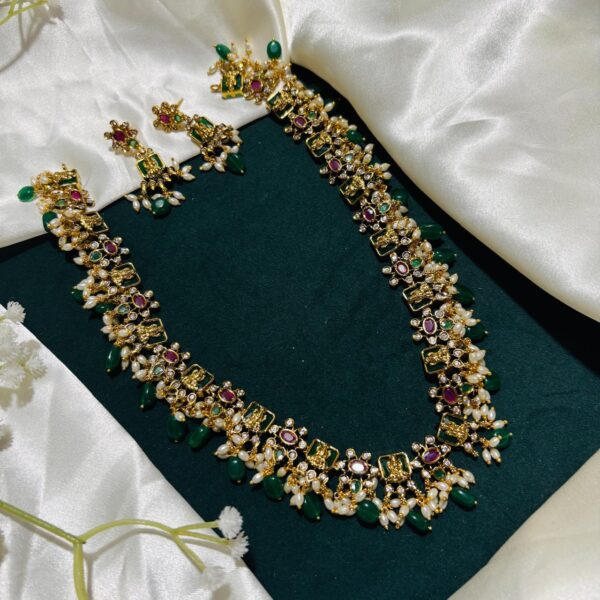 Lakshmi Gutta Pusalu Necklace Set - Image 2