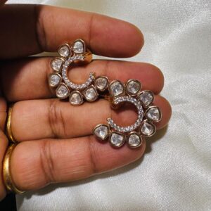 Polki Diamond Look Earrings