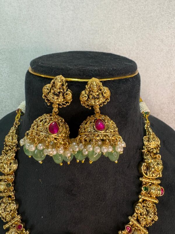 Lakshmi bridal Temple Necklace - Image 2