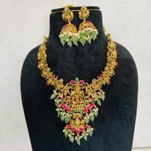Lakshmi bridal Temple Necklace