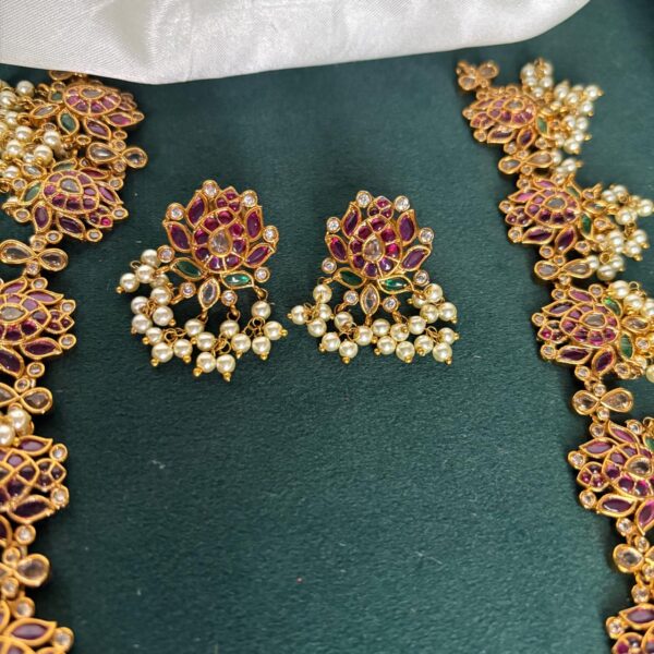 Lotus Guttapusalu Necklace Set - Image 5