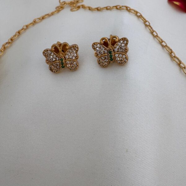 Elegant Butterfly Pendant set - Image 3