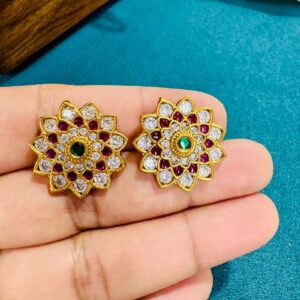 Floral stone Earrings
