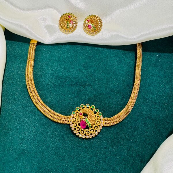 Peacock Motif Addigai Set - Image 2