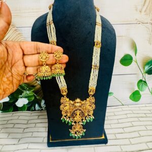 Luxe Beads Antique Lakshmi Haram –